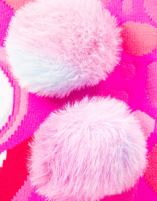 Crazy Skates - Crazy Socks Monster Pink Knee-High Socks