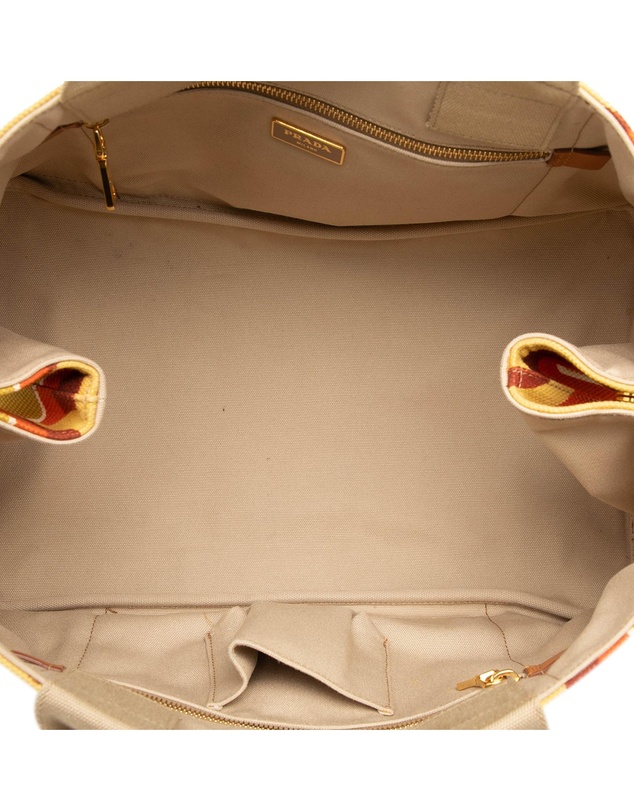 Pre-Loved by Azura Reborn - Pre-Loved Large Printed Canvas Canapa Soho Satchel
