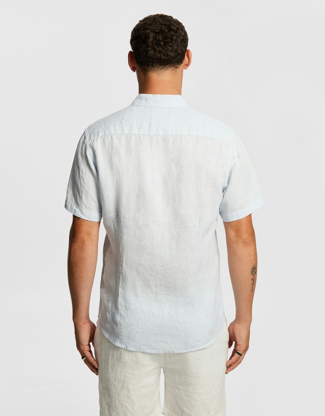 yd. - Lewis Pure Linen Shirt