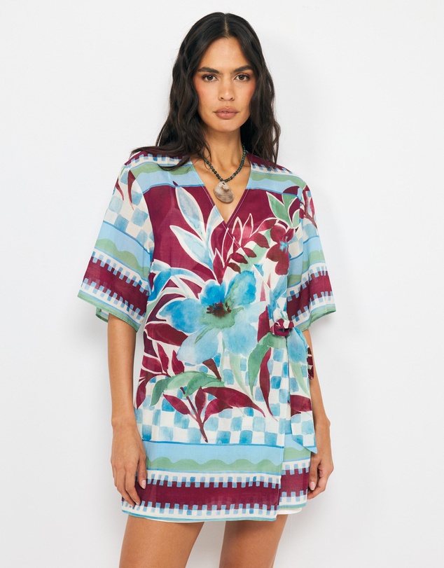 AERE - Mali Overswim Wrap Dress