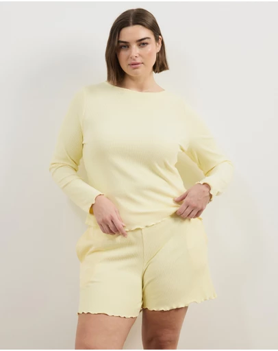 Atmos&Here Curvy - Karli LS Pyjama Set