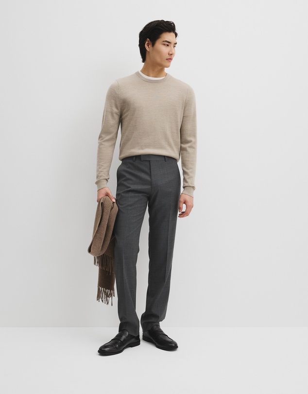 Country Road - Australian Merino Wool Long Sleeve Crew Neck Knit
