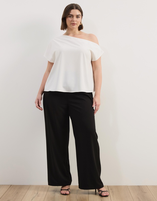 Atmos&Here Curvy - Willow Off Shoulder Top