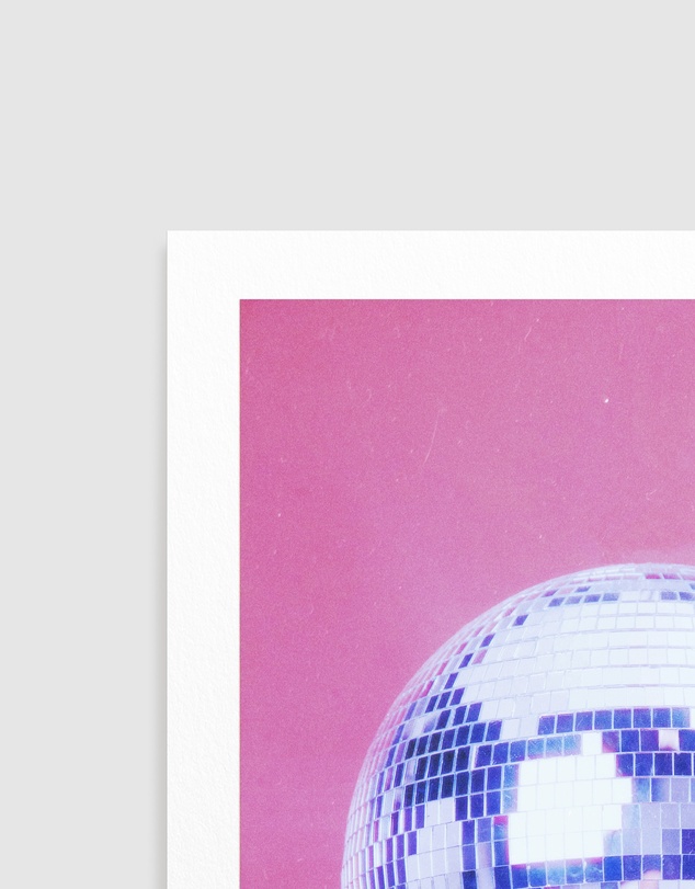 Olive et Oriel - Pink Disco Ball by Samantha Hearn Art Print