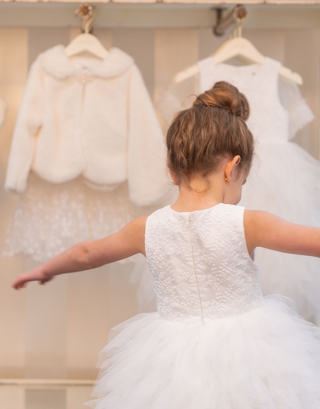 Bebe by Minihaha - Waterfall Tulle Dress Ankle Length 3-7 Yrs