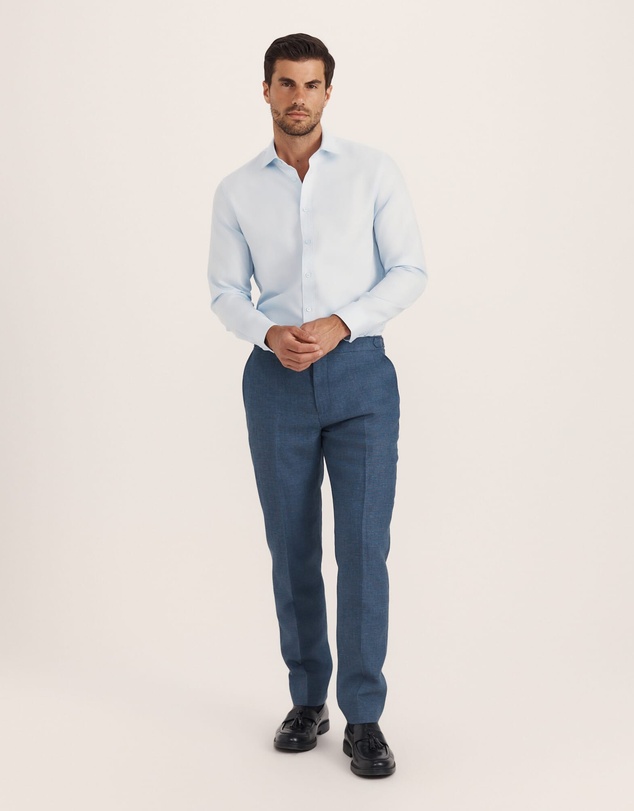 SABA - Lucian Cotton Linen Suit Pant