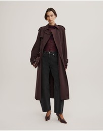 Witchery - Textured Mesh Long Sleeve Top