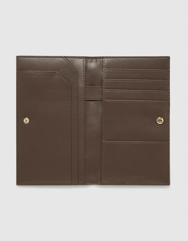 Nakedvice - The Salerno Coffee Croc Passport Wallet