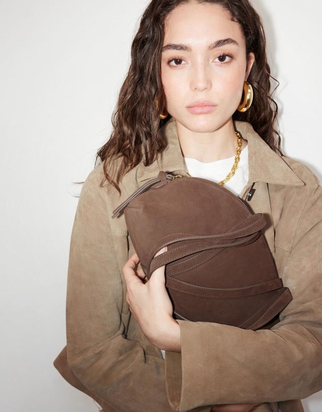 & Other Stories - Suede Bowling Bag