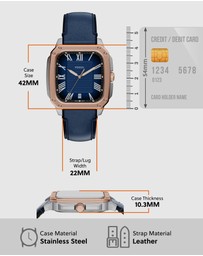 Fossil - Crosby Blue Analogue Watch