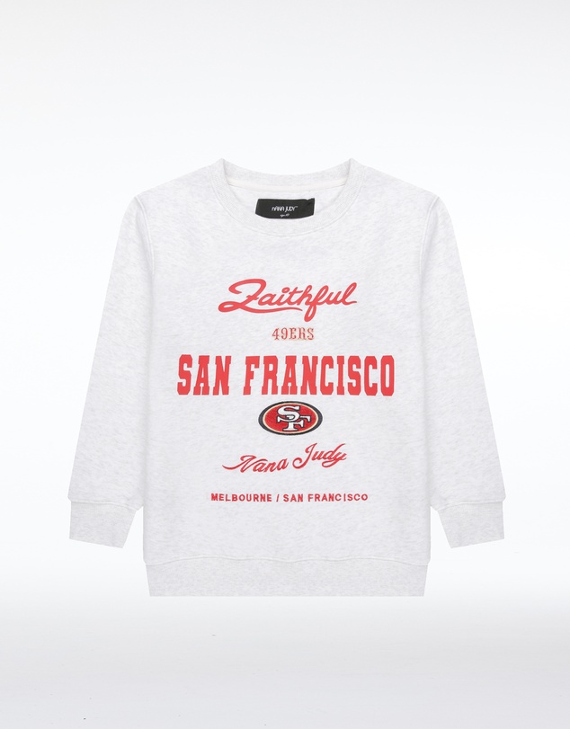 Nana Judy - NFL SAN FRANCISCO 49ERS OFFICIAL COLLABORATION CREW SWEATER - Boys