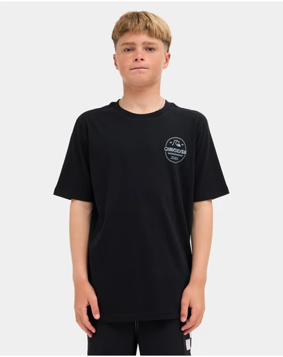 Quiksilver - Boys 8 to 16 Original Stamp T-Shirt