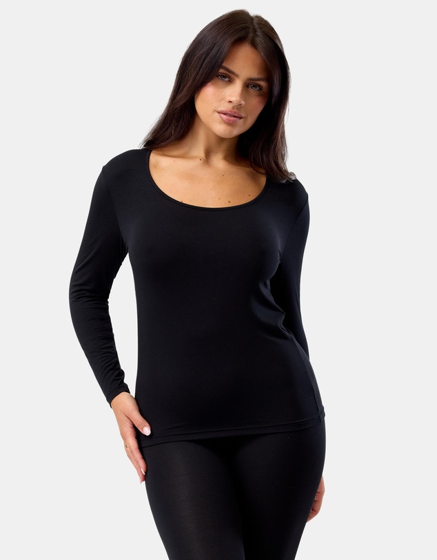Hush Hush - Modal Thermal Long Sleeve Top