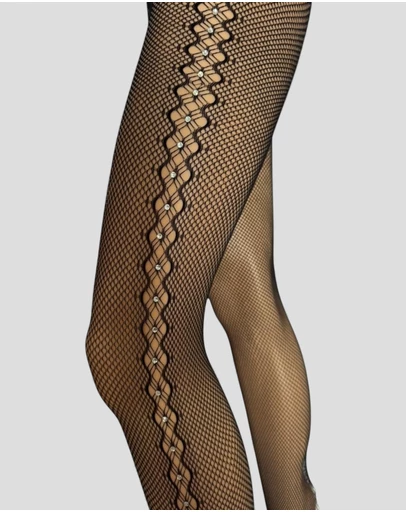 High Heel Jungle - Side Hustle Mesh Tights