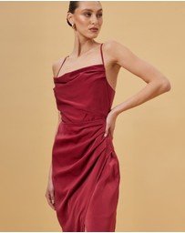 Revibe - Repaired CHANCERY Illusion Midi Dress - AU 10