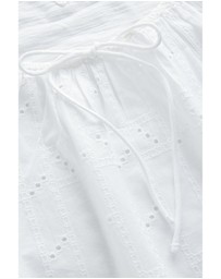 NEXT - Broderie Short Sleeve Ric Rac Top