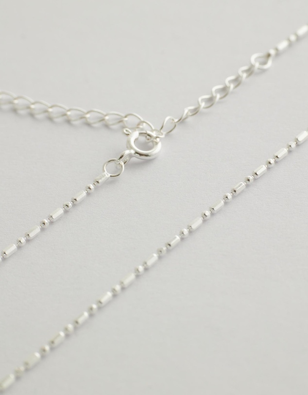 SAINT VALENTINE - Dash Dot Chain Necklace - Silver