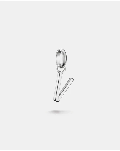 THOMAS SABO - THOMAS SABO Connect Charm letter V Silver