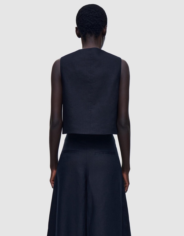 COS - Cropped Linen Waistcoat