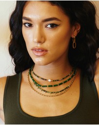 Arms Of Eve - Mila Gemstone Necklace - Clinozoisite