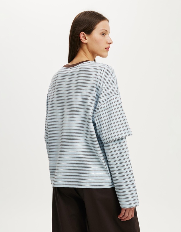 Cotton On - Boxy Double Layer Long Sleeve