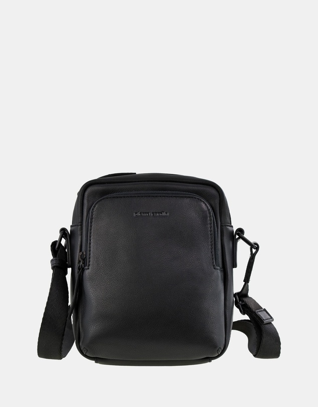 Pierre Cardin - Pierre Cardin Men's Leather Classic Crossbody Bag