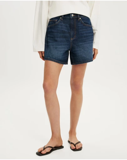 Cotton On - High 90 S Denim Short