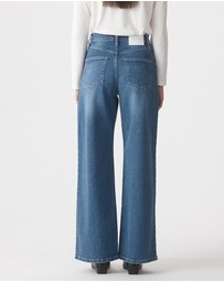 Outland Denim - Ellie High Wide Jeans