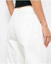 AERE - Mid Rise Curve Leg Jeans