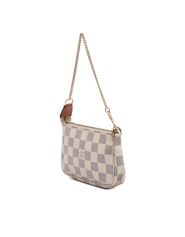 Pre-Loved by Azura Reborn - Pre-Loved Damier Azur Mini Pochette Accessoires
