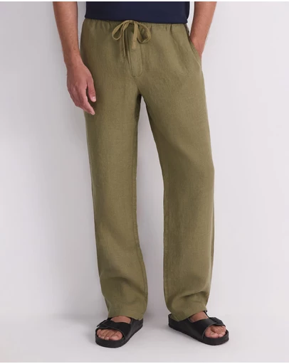 Sportscraft - Caffery Yarn Dyed Linen Pant