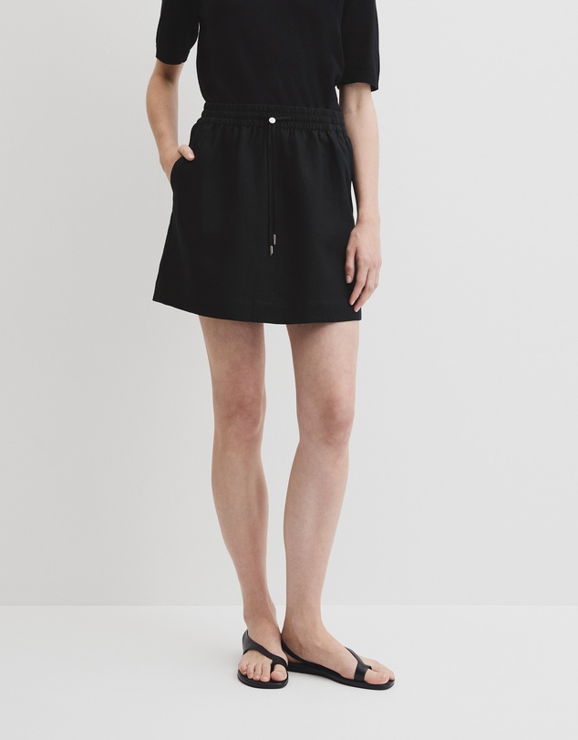 Country Road - Pull On Linen Skirt