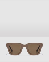 Hawkers Co - HAWKERS - Brown Olive ONE UPTOWN Sunglasses for Men and Women UV400