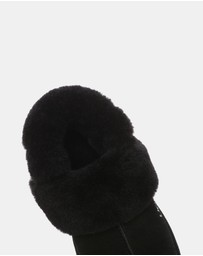 EVERAU - Australian Shepherd Ugg Musa Platform Cow Suede Upper House Shoes