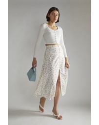 Glamorous - Button Front Midi Skirt