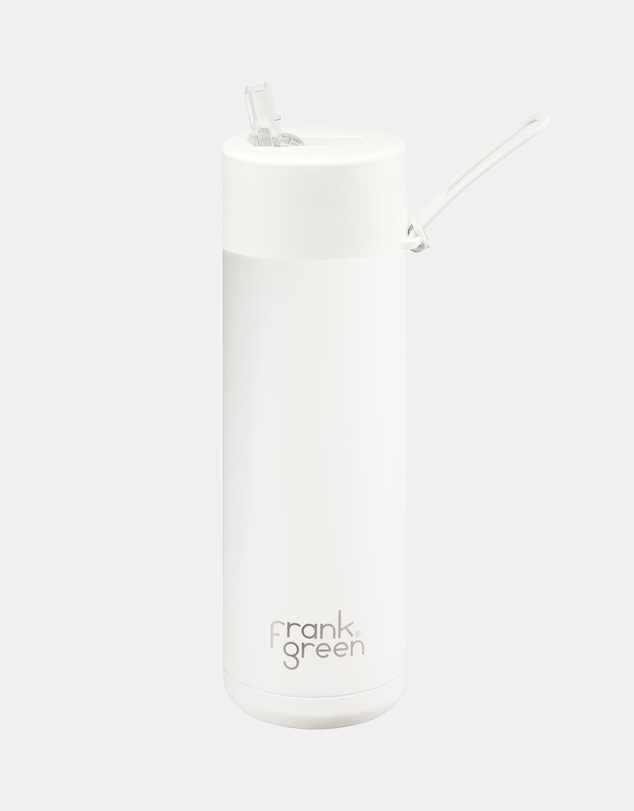 Frank Green - 20oz Stainless Steel Ceramic Reusable Bottle with Straw Lid