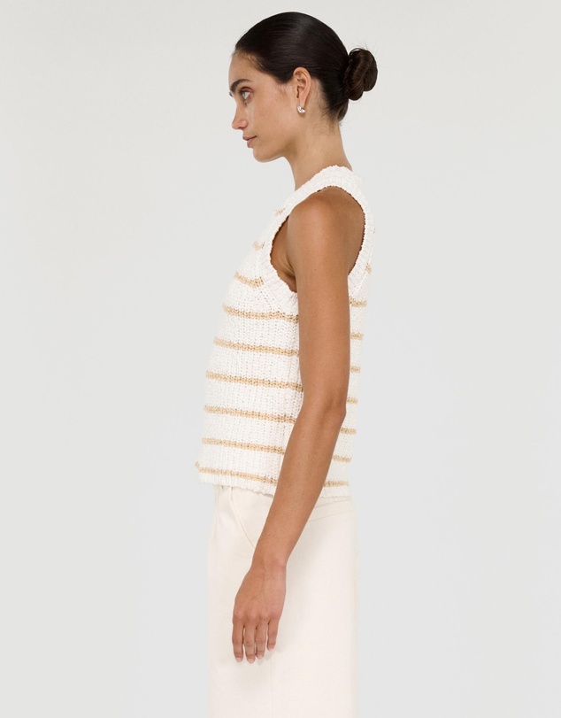 Staple the Label - Cove Stripe Knit Tank