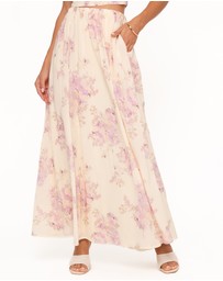 Petal & Pup - Tinsley Maxi Skirt - Lavender Floral
