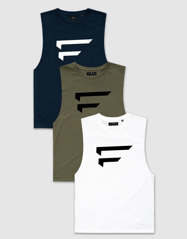 First Division - 3-Pack Performance Logo Tank