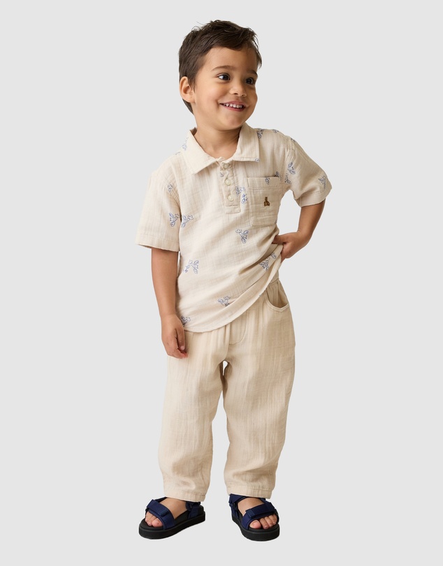 GAP - Gauze PO Barrel Pants - Babies-Kids