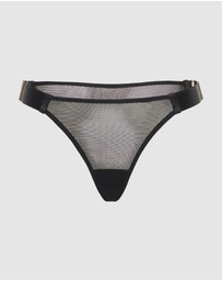 Sotto Brand - Sotto Preferita Mesh Panty Black