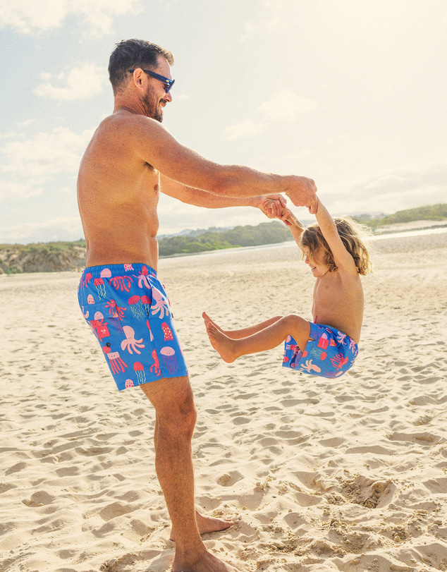 Skwosh - So Jelly Mens Swim Shorts in Royal Blue