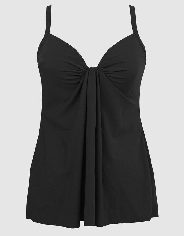 Miraclesuit Swimwear  - Marina Draped Underwired Tankini Top