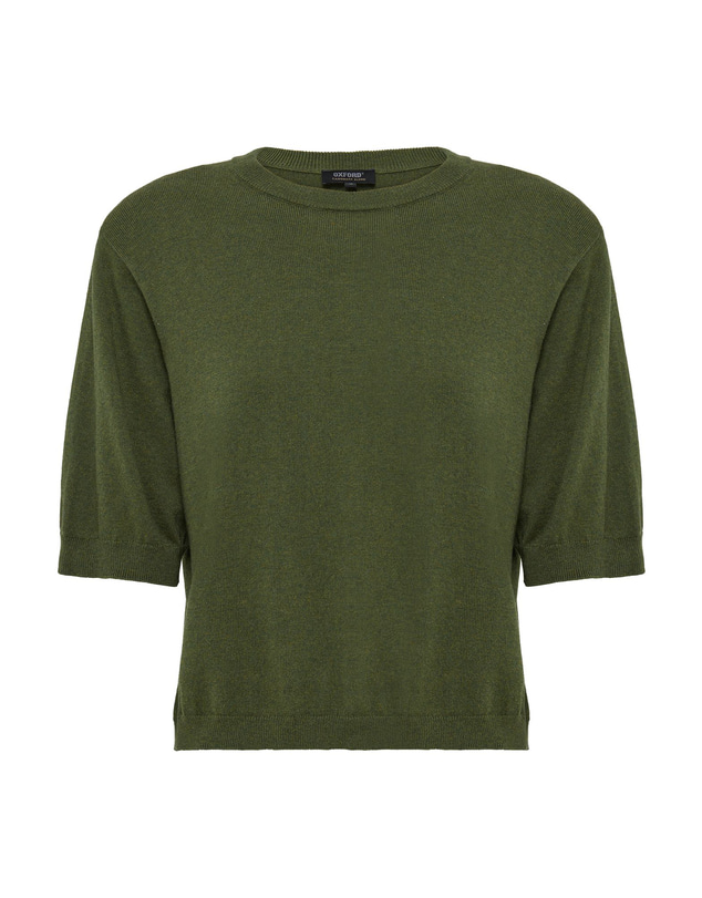 Oxford - Leeta Cashmere Blend Shldr Pad Knit