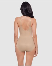 Miraclesuit Shapewear - Sexy Sheer Shaping Underwired Padded Bodysuit