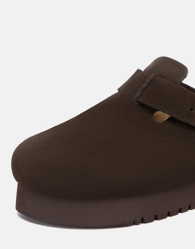 EVERAU - Australian Shepherd Ugg Berrin Platform Cow Suede Upper Loafer Oxfords Flats