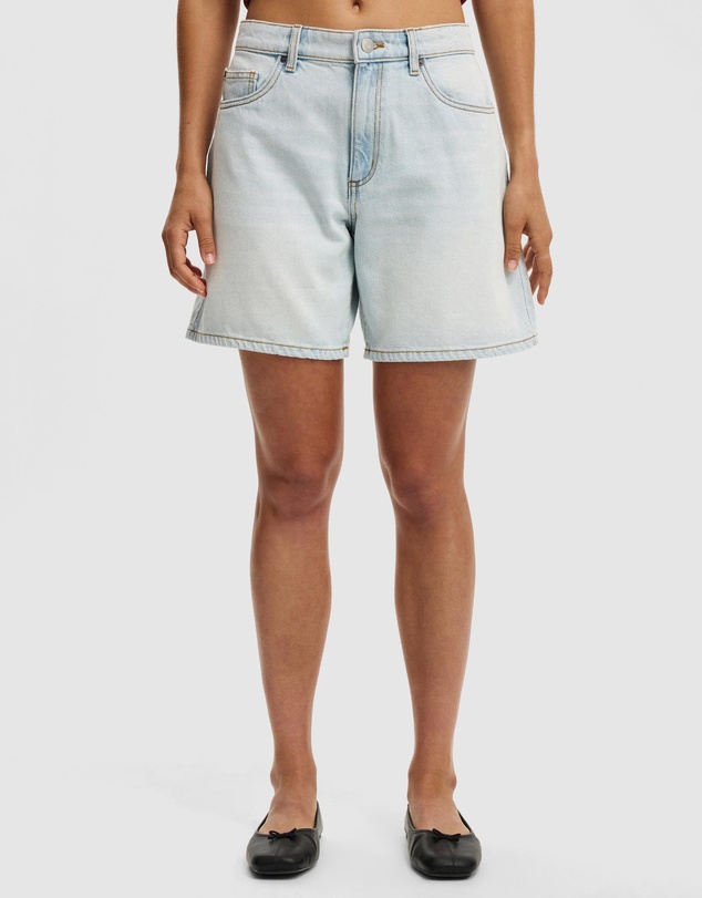 Cotton On - Relaxed Denim Shorts