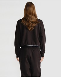 Decjuba - D-Luxe Logo Crop Sweat