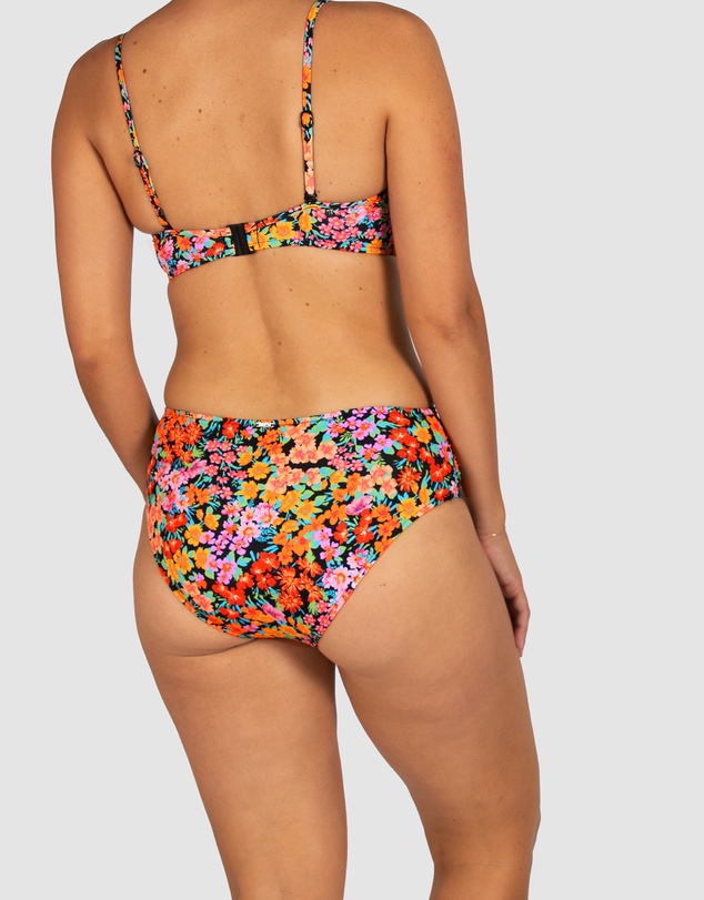 Baku Swimwear - Biarritz Ruched Mid Bikini Bottom