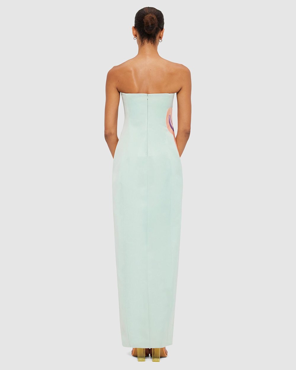 green emerald velvet dress Clemence Maxi Dress main image 0